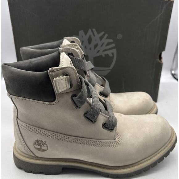 Timberland Convenience WP Boots Light Taupe Women's Size 9 Prima Loft 200g - Picture 3 of 6